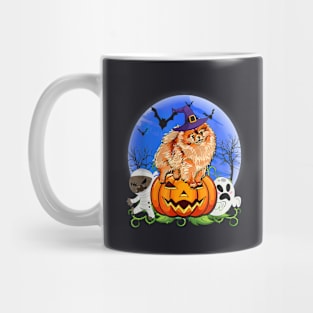 Pomeranian Halloween Costume Funny Mug